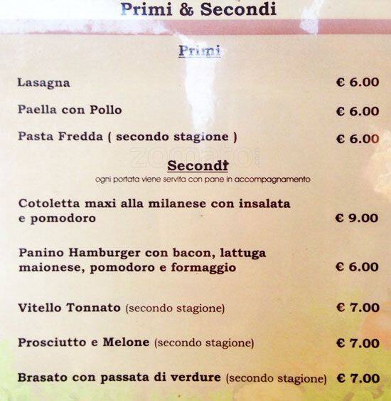Menu di Mayflower 