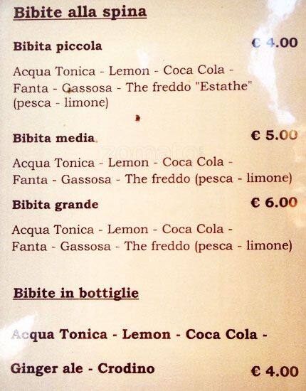 Menu di Mayflower 