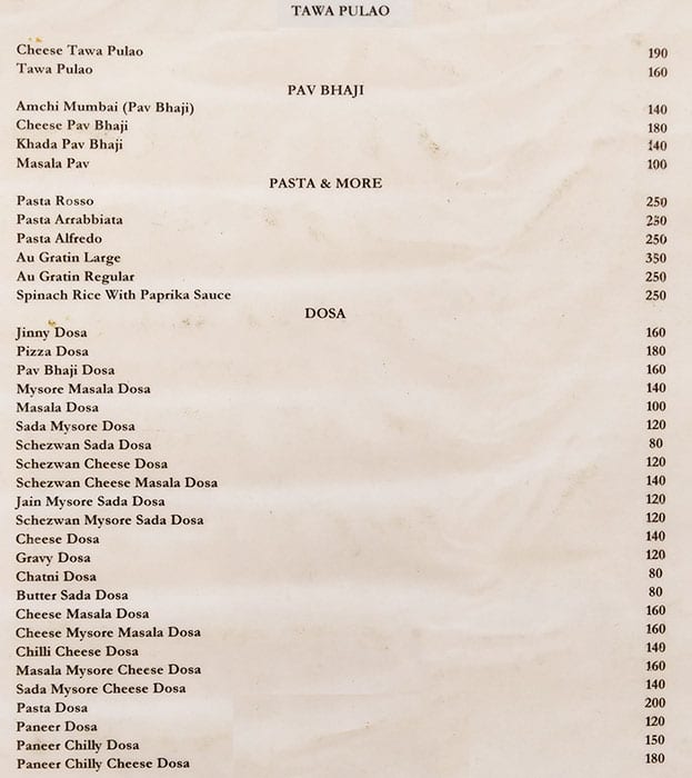 Shree Gangour Sweets menu