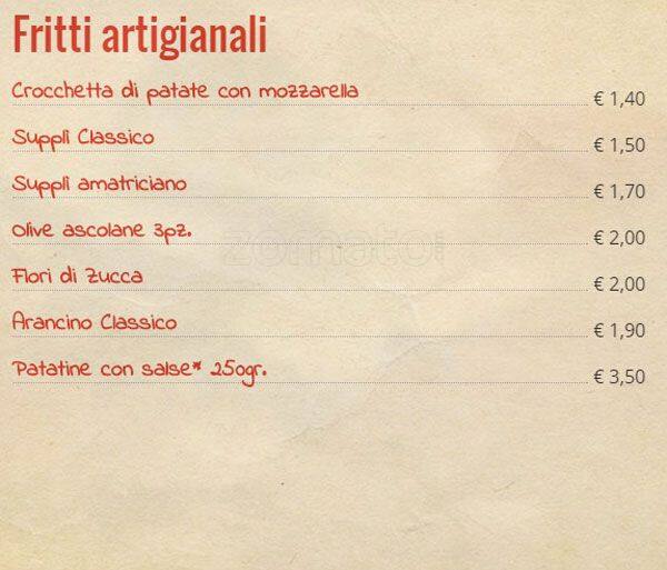 Mia Pizza Express Speisekarte