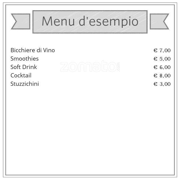 Menu di Aperidomus 