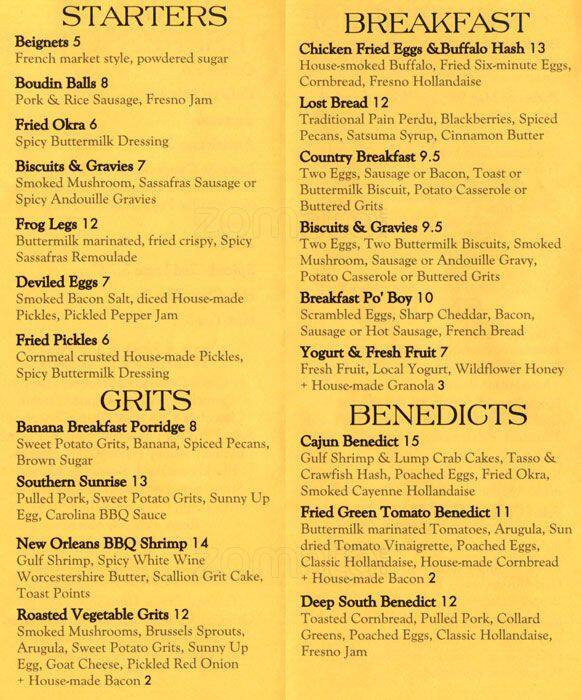 Sassafras American Eatery Menu Urbanspoon/Zomato