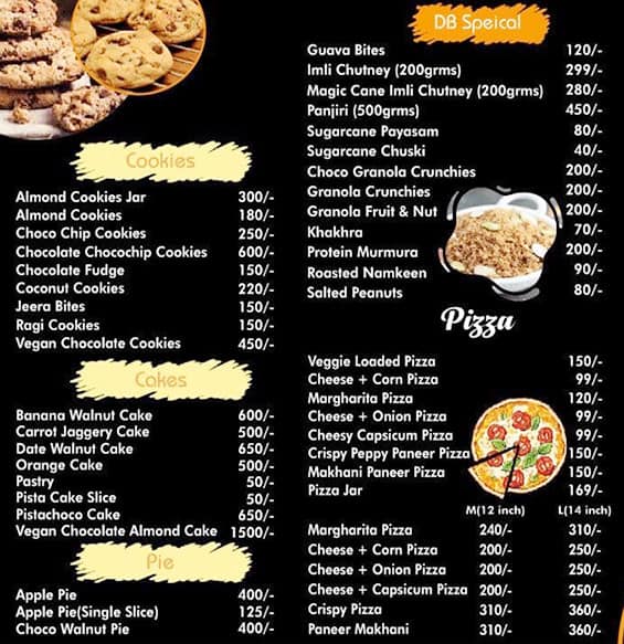Delicious Bites menu