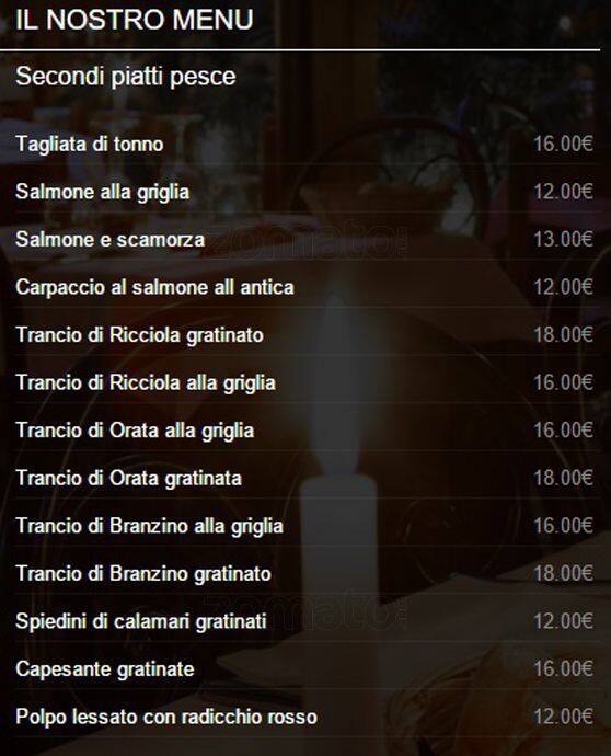 Menu di Trattoria Toscana 