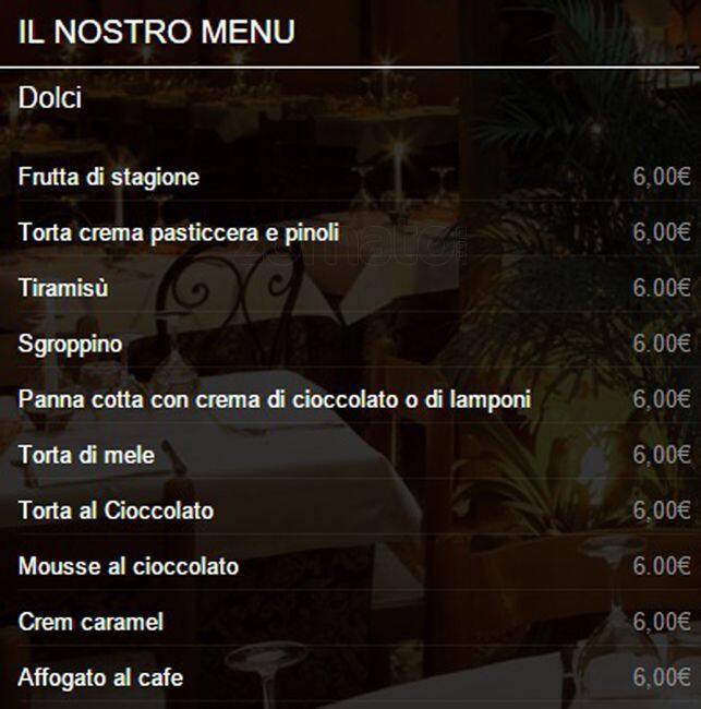 Menu di Trattoria Toscana 