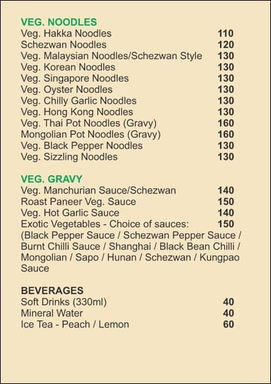 Biona The World Cafe menu
