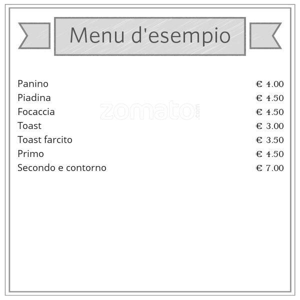 Menu di Caffe' Jesi 