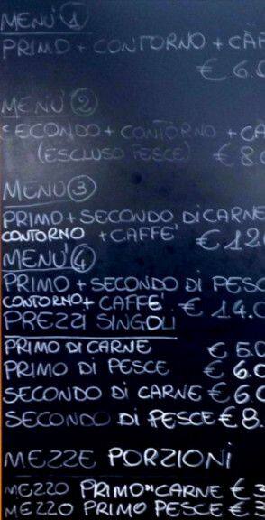 Menu di Spiga D'Oro 