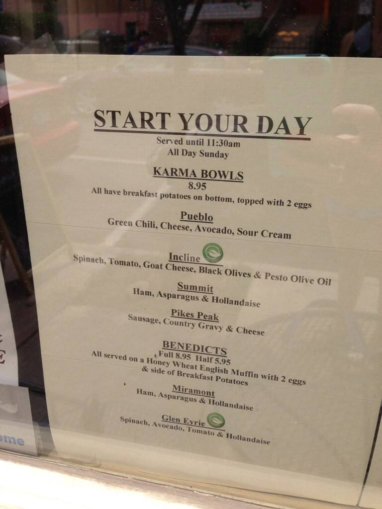 Good Karma Coffee Lounge & Deli Menu Urbanspoon/Zomato