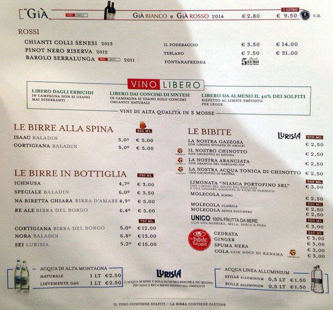 Menu di La Polpetteria di Roberto e Dario Lamberti 
