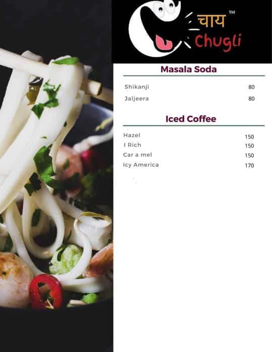 CHAI Chugli menu