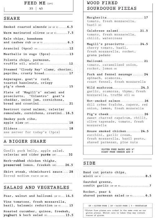 Dough Bros Menu, Menu for Dough Bros, Hamilton Central, Hamilton