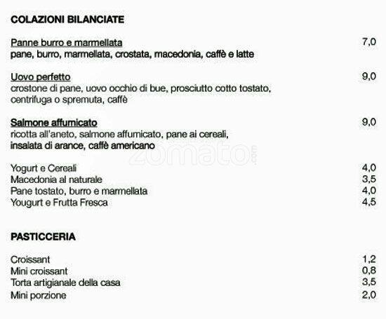 Menu di Blah 