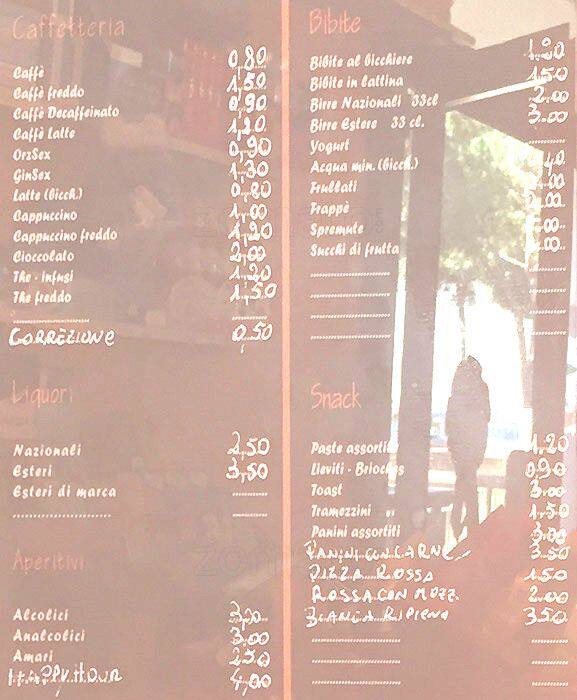 Menu di Paprika Snc Di Rinaldi Alssandra E C. 