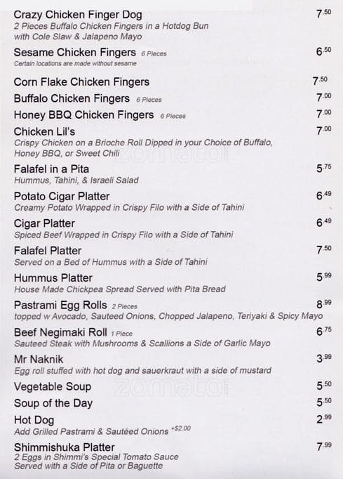 Holy Schnitzel Menu, Menu for Holy Schnitzel, Sheepshead Bay, New York ...