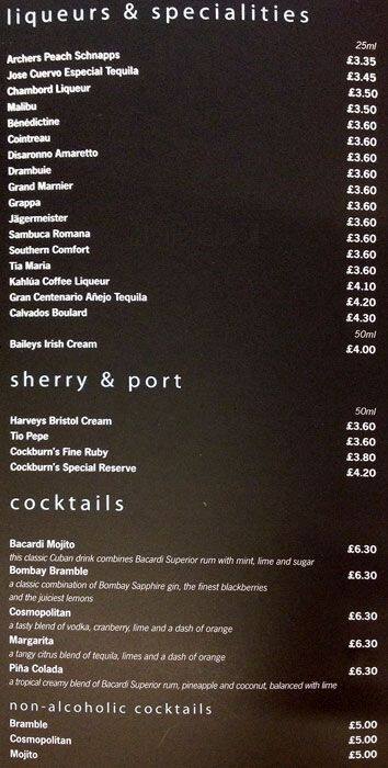 Elements menu