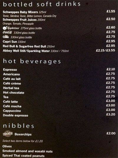 Elements menu