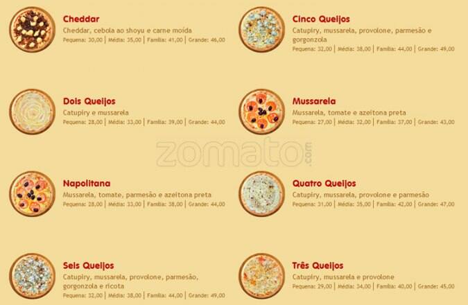 O Forno Rio Tijuca cardápio