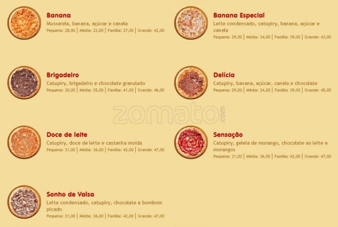 O Forno Rio Tijuca cardápio