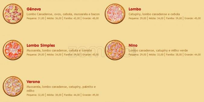 O Forno Rio Tijuca cardápio