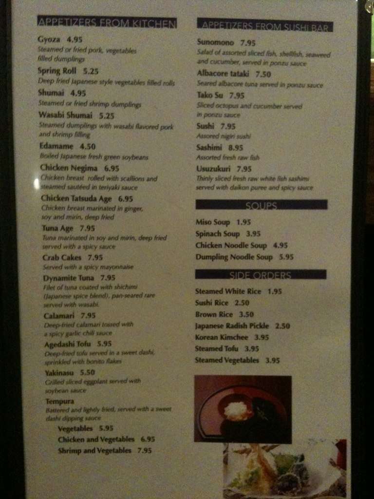 Chopstick Menu, Menu for Chopstick, Yarmouth, Portland Urbanspoon/Zomato