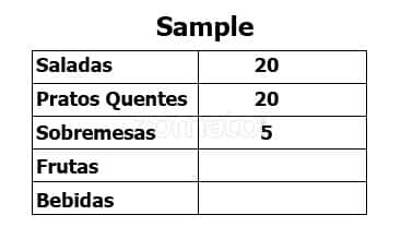 Restaurante Rústico cardápio