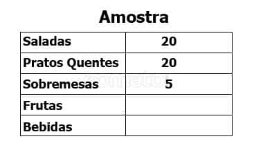 Restaurante Rústico cardápio