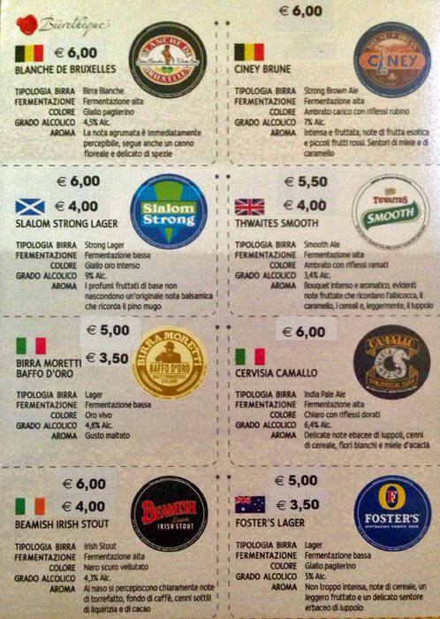 Menu di JJ's Corner. 