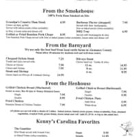 Ye Old Country Kitchen Snow Camp Research Triangle Urbanspoon Scanned Menu For Ye Old Country Kitchen