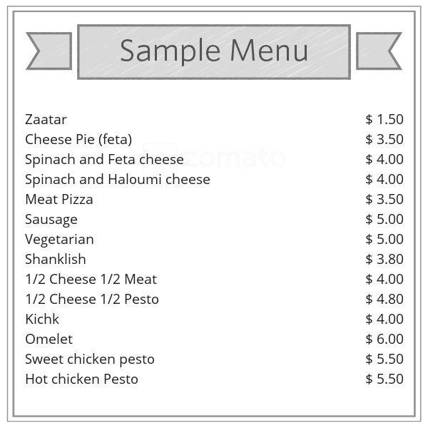 Why Not? Wooden Bakery Menu, Menu for Why Not? Wooden Bakery, Dandenong