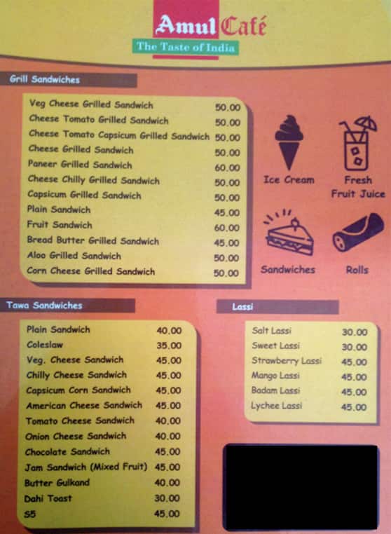 amul ice cream list
