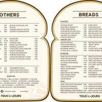 Tous Les Jours Menu Menu For Tous Les Jours Ortigas Mandaluyong City
