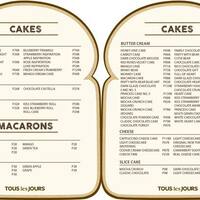 Tous Les Jours Menu Menu For Tous Les Jours Ortigas Mandaluyong City