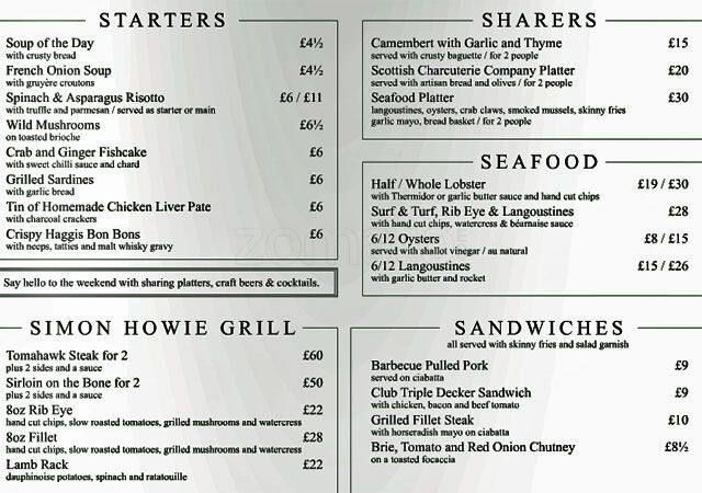 newcastle yacht club lunch menu