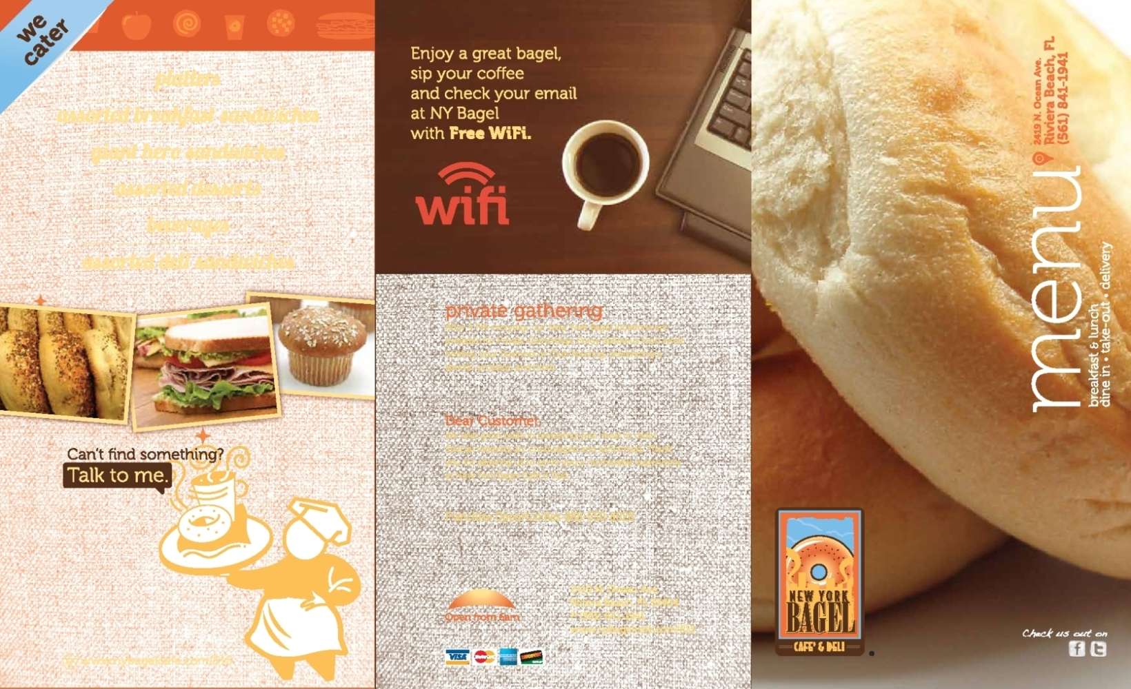 NY Bagels & Deli Menu, Menu for NY Bagels & Deli, Palm Beach, Miami