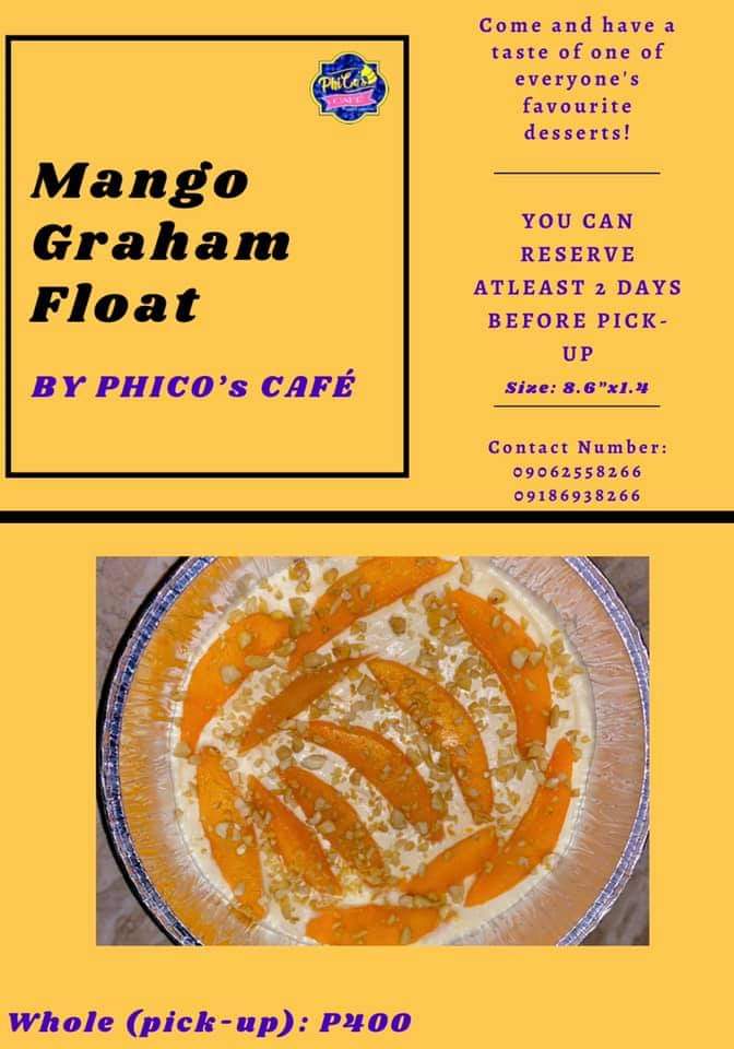 Carta de Phico's Cafe