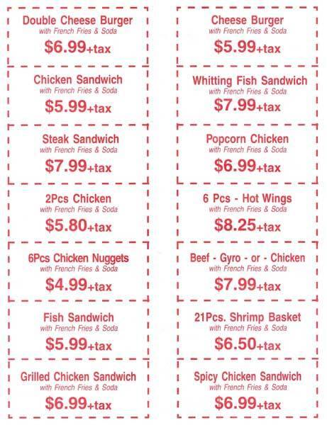 US Fried Chicken Menu, Menu for US Fried Chicken, West Charlotte ...