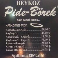 Beykoz Pide Borek Menu Menu Untuk Beykoz Pide Borek Beykoz Merkez Istanbul