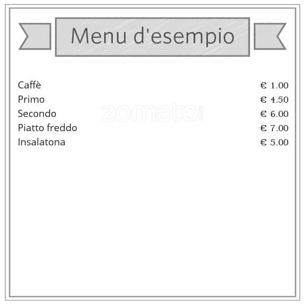 Menu di Mordi e Fuggi 