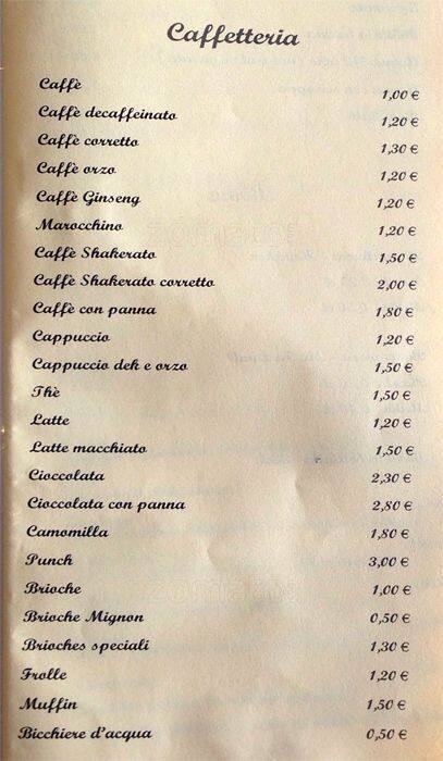 Menu di Lambrettino Bistrot 