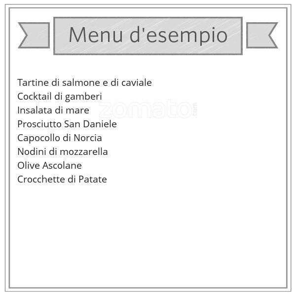 Menu di Rinaldo All'Acquedotto 