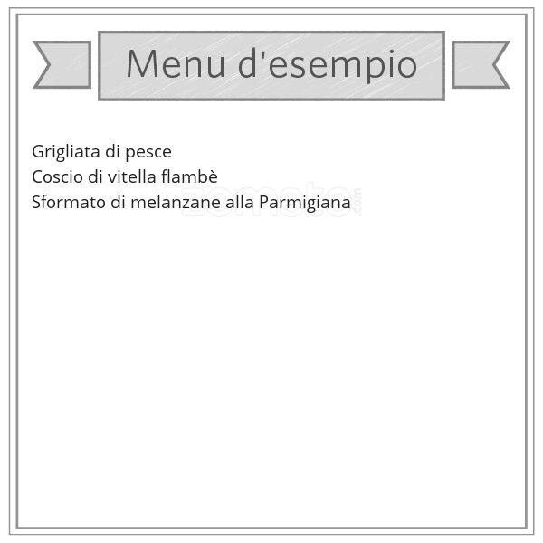 Menu di Rinaldo All'Acquedotto 