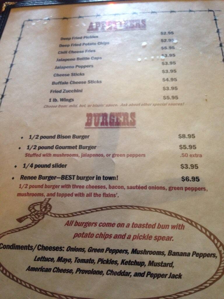 Wagon Wheel Bar & Grill Menu Urbanspoon/Zomato