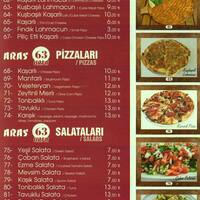 Aras 63 Urfa Menu Aras 63 Urfa Bodrum Merkez Bodrum Icin Menu