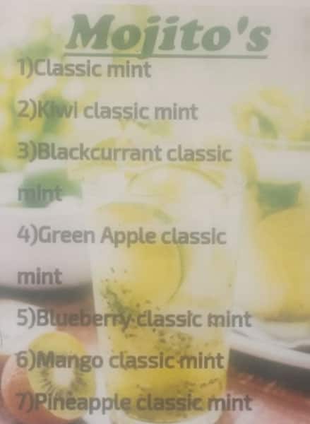 Prima's Bakery menu