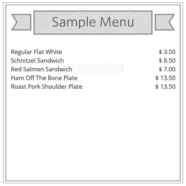 The Cutting Board Menu, Menu v reštaurácii The Cutting Board, Perth CBD