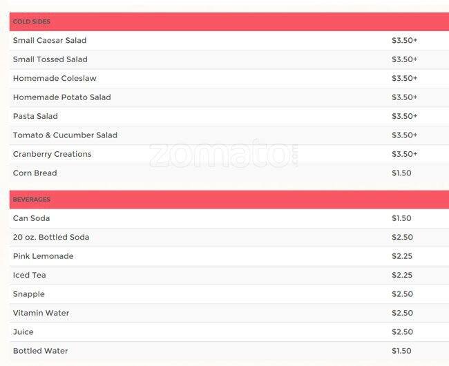 Menu at Texas Rotisserie & Grill BBQ, West New York, Broadway