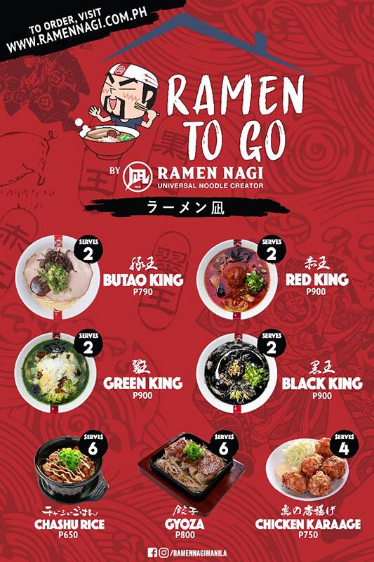 Ramen Nagi Menu Menu For Ramen Nagi Ninoy Aquino Airport Area Pasay City