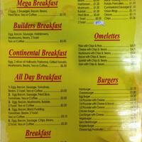 Star Express Cafe Menu Menu For Star Express Cafe Highbury London