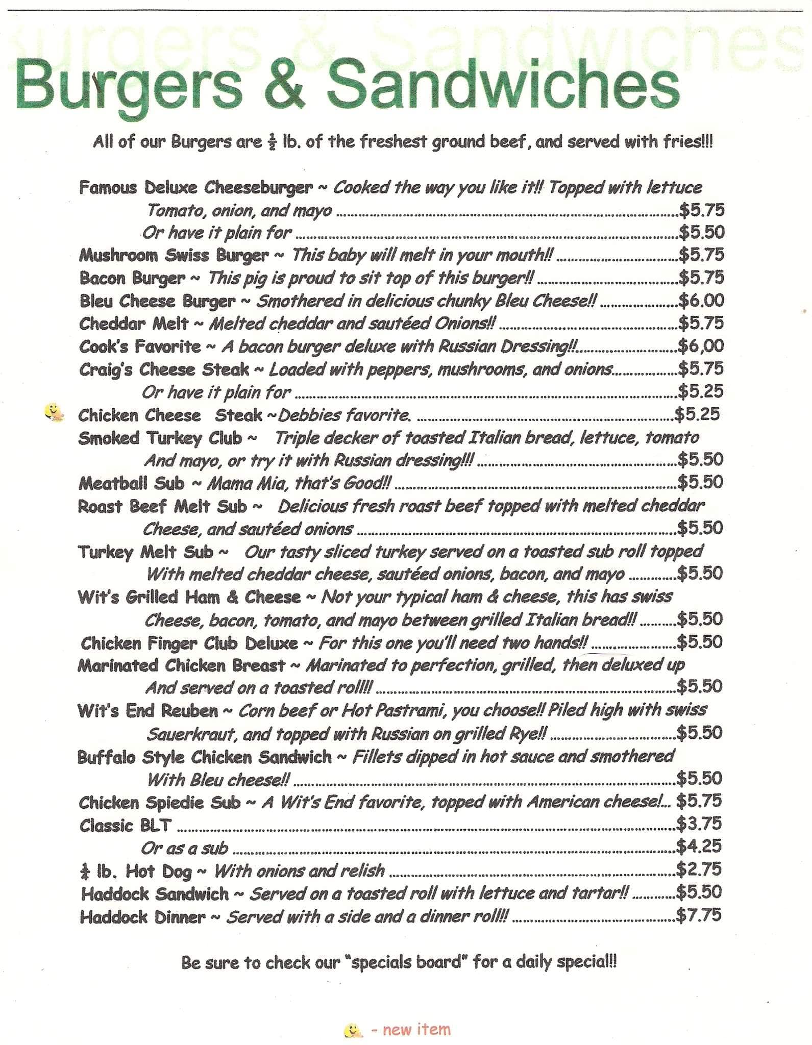 menu-at-wits-end-pub-bar-nichols